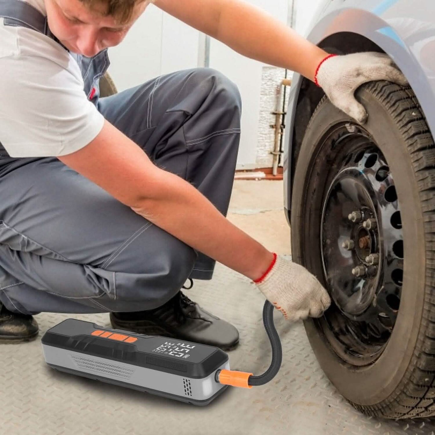 150 PSI Portable Tire Inflator Cordless Digital Air Compressor DailySale