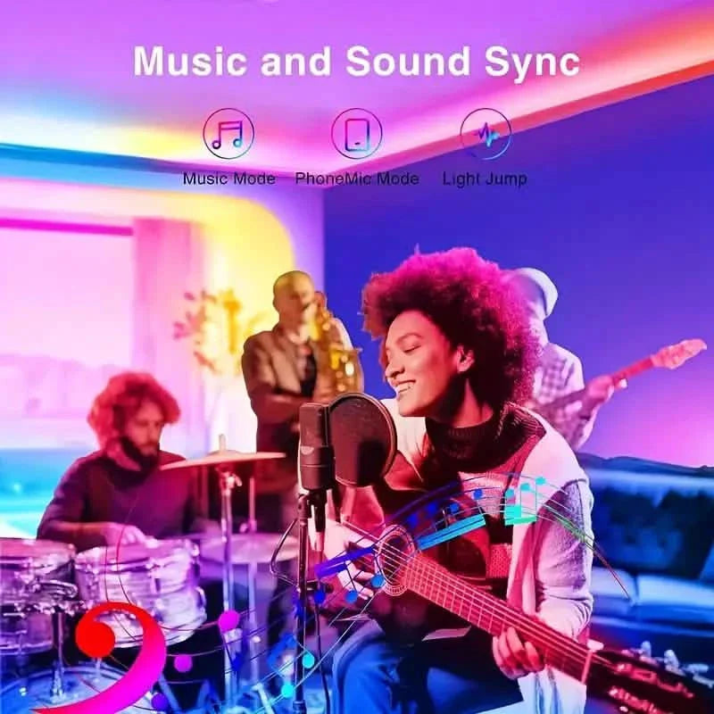 150FT Smart Led RGB LED Lights Music Sync Color Changing Light with App DailySale