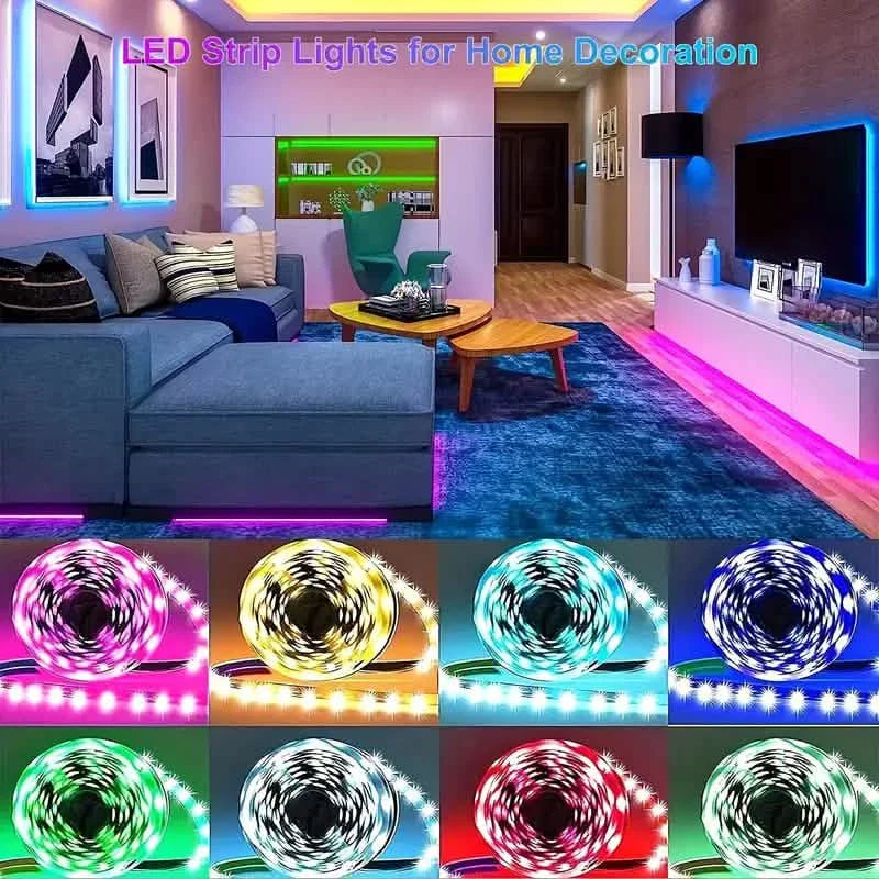 150FT Smart Led RGB LED Lights Music Sync Color Changing Light with App DailySale