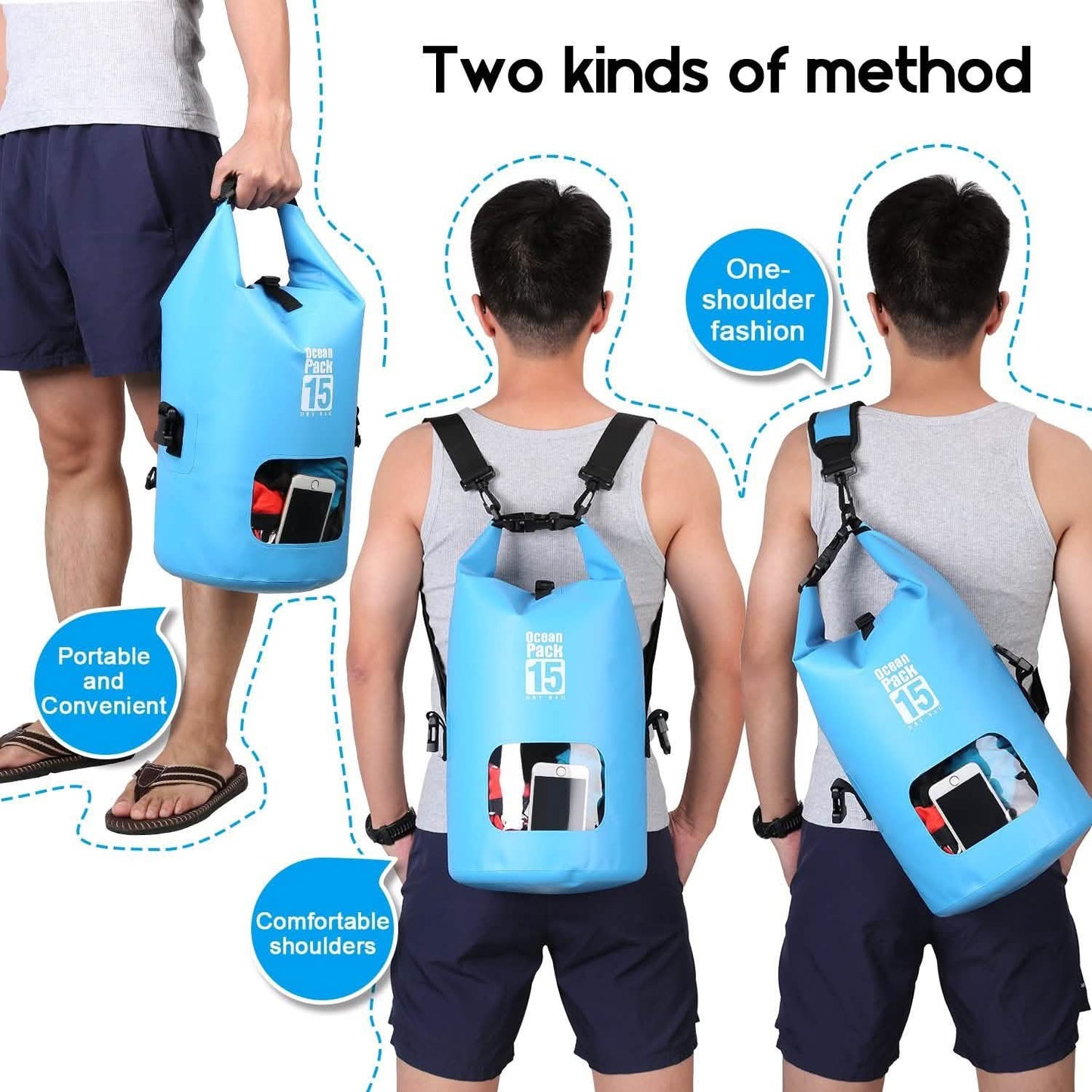 15L Waterproof Lightweight Dry Bag DailySale