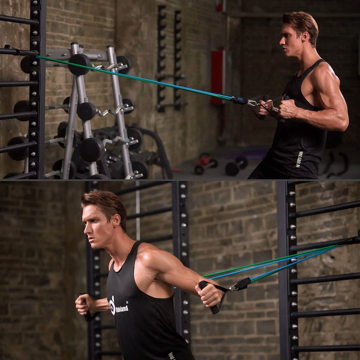 16-Pieces: Resistance Bands Set for Burning Fat & Muscle Strength DailySale