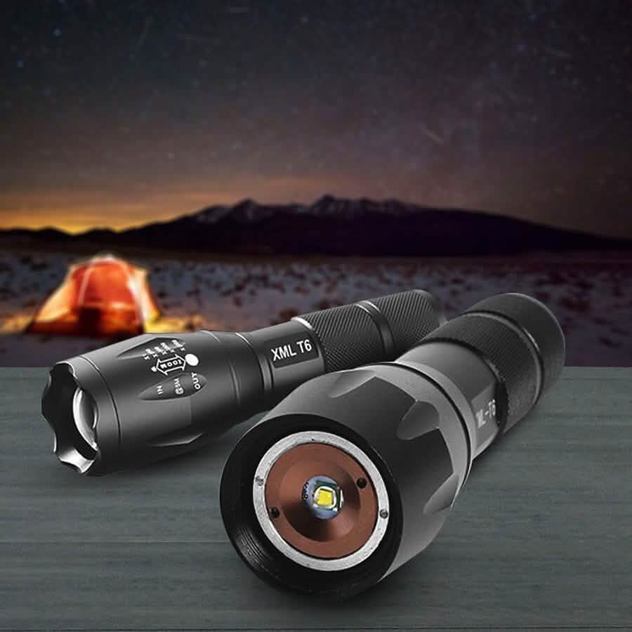 1600 Lumen Aluminum Alloy Tactical Flashlight with Zoom DailySale