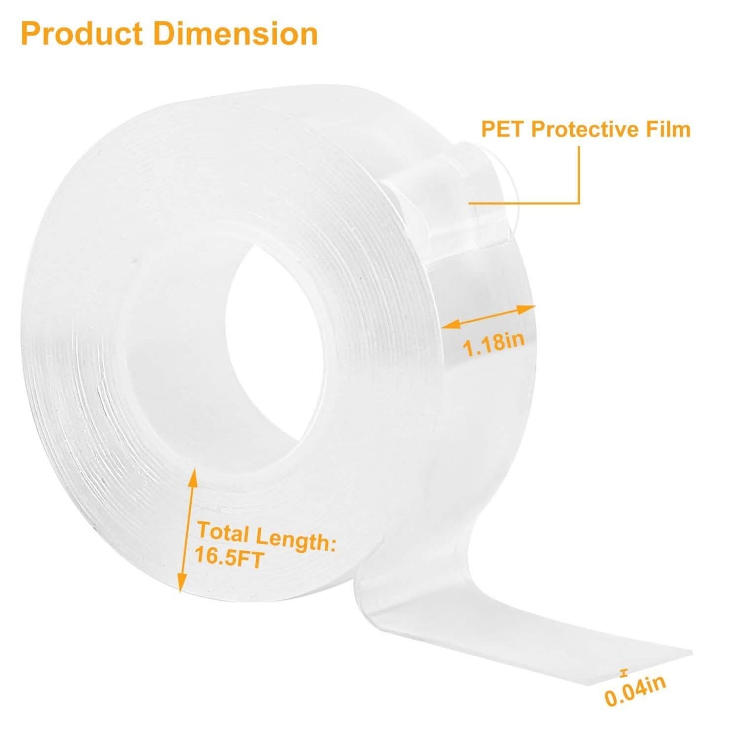 16.5FT Nano Double Sided Adhesive Tape DailySale