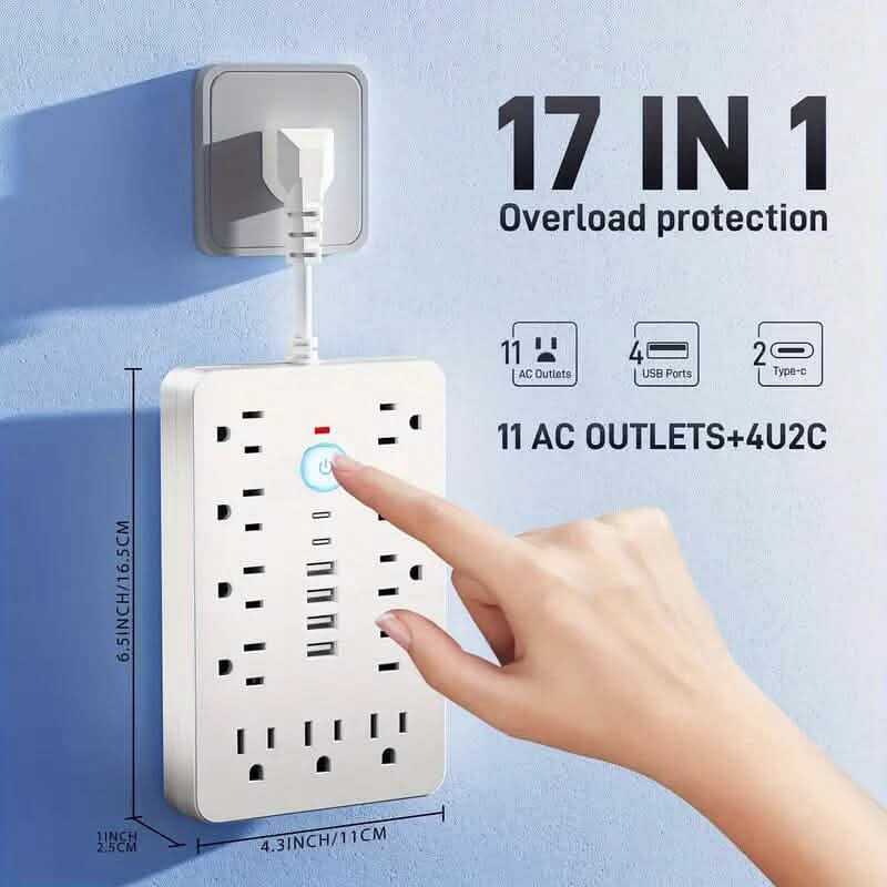 17-in-1 Power Strip with Overload Protection DailySale