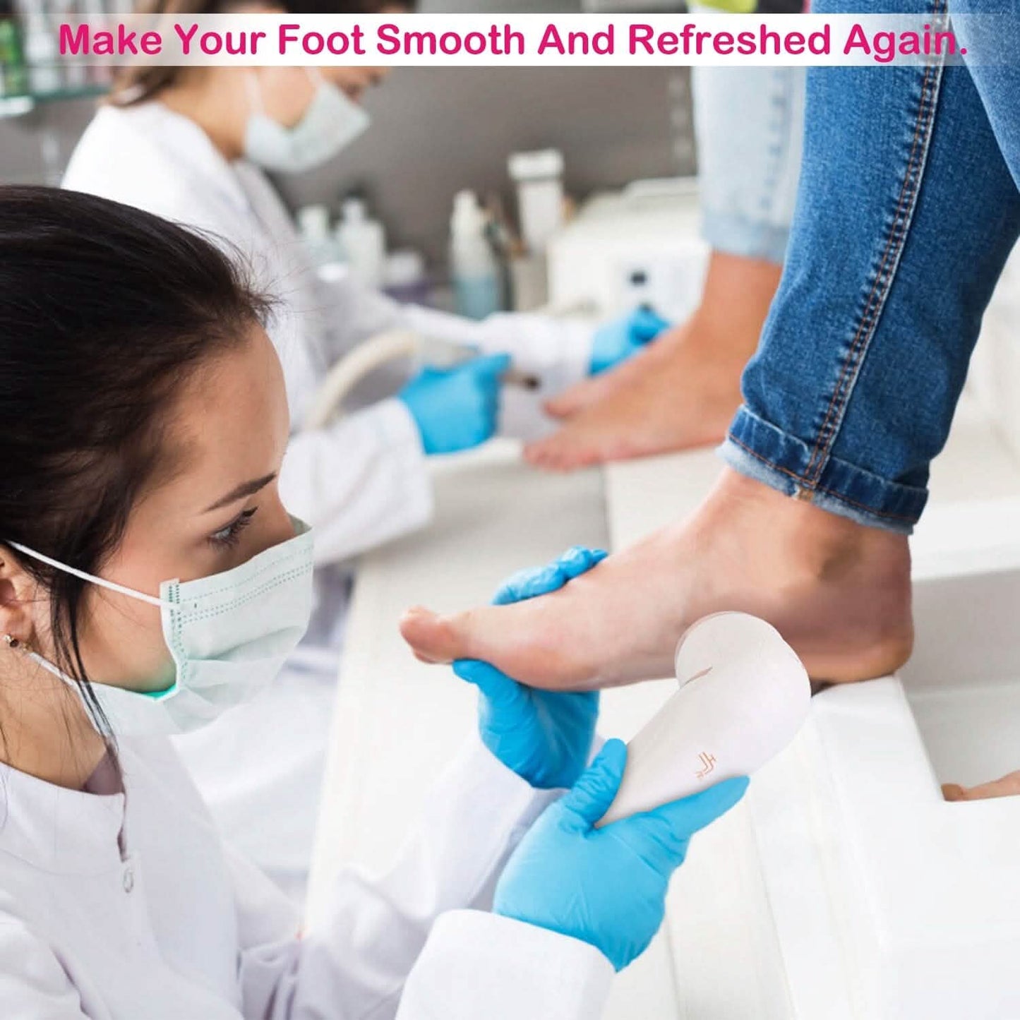 17-Pieces Set: Electric Foot Callus Remover with Vacuum Foot Grinder Rechargeable DailySale