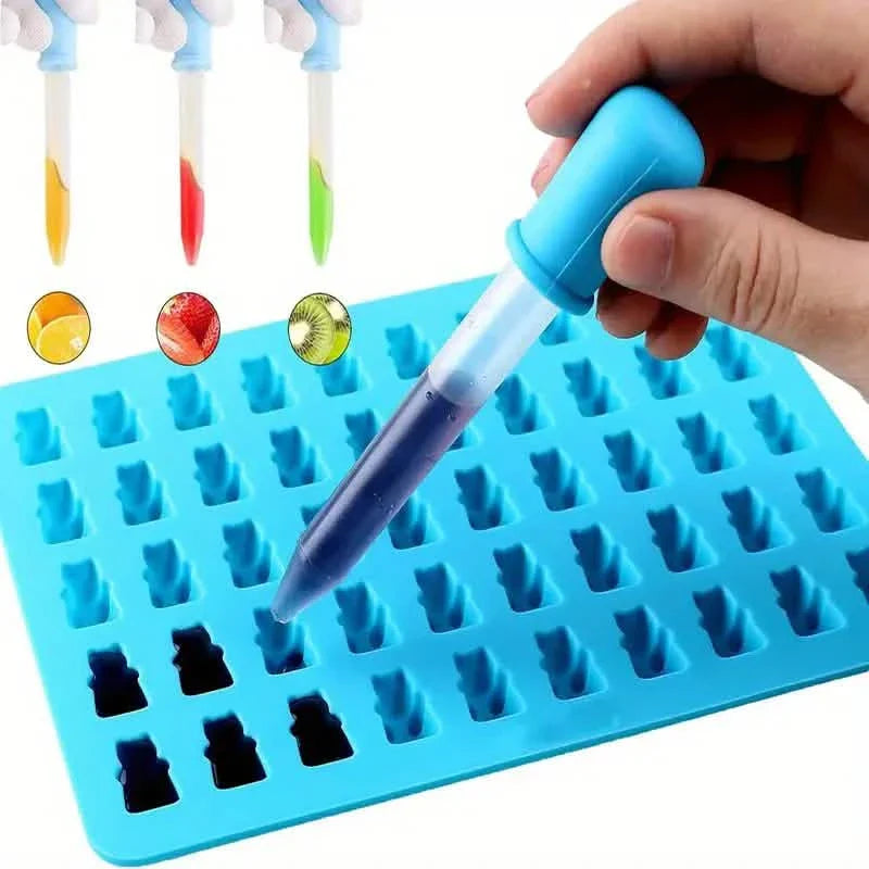 10-Pack Colorful Silicone Eye Droppers – Crafts, Gummy Making, Candy Molds DailySale