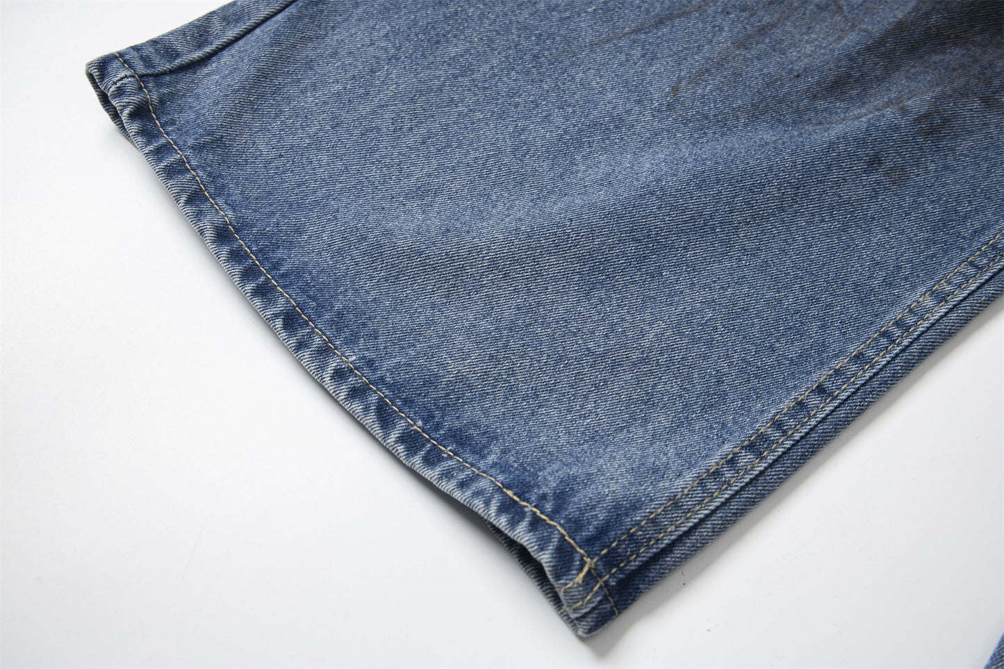 Destroyed Dirty Wash Denim Jeans - Grunge Aesthetic Distressed | LuxuryUrbanwear - Luxuryurbanwear
