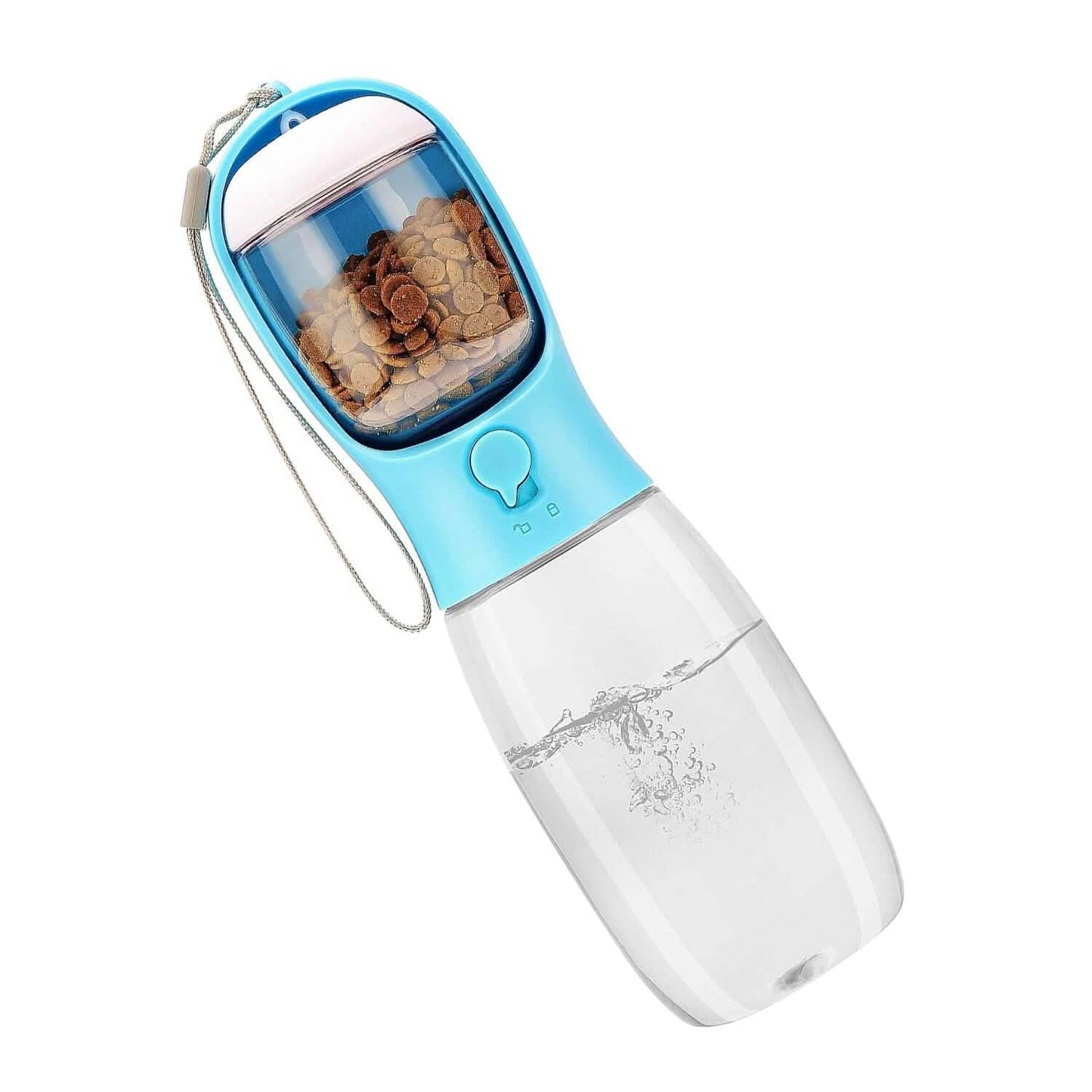 18.6 oz Portable Dog Water Dispenser with Detachable Food Container DailySale