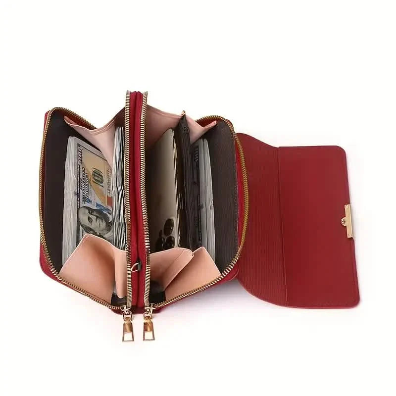 Vegan Messenger Bag – Lightweight Large Shoulder Bag with Detachable Organizer DailySale