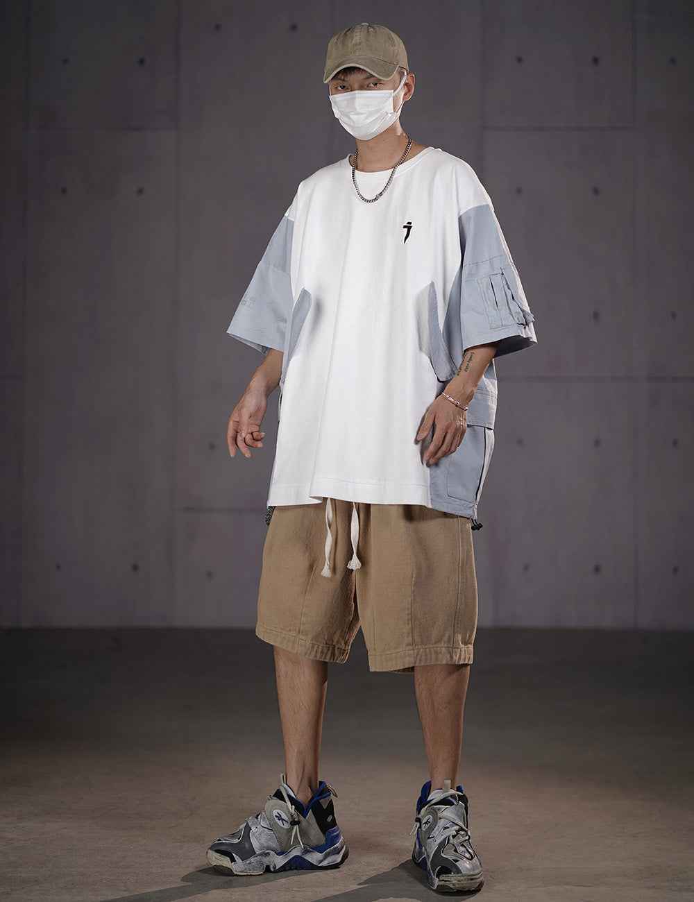 HiT38 Double Patchwork I-Tech Tee