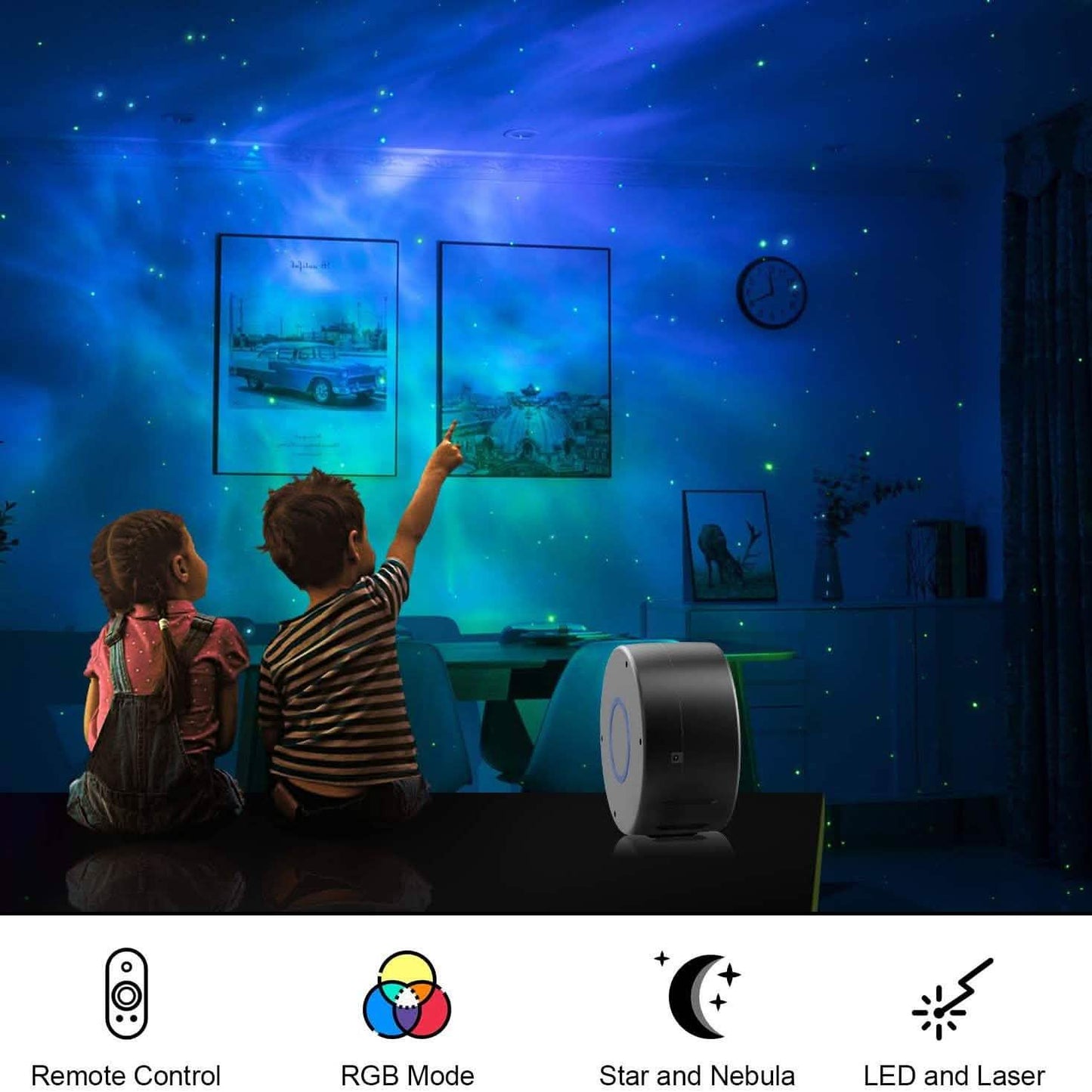 2-in-1 Aurora Starry Sky Projector DailySale