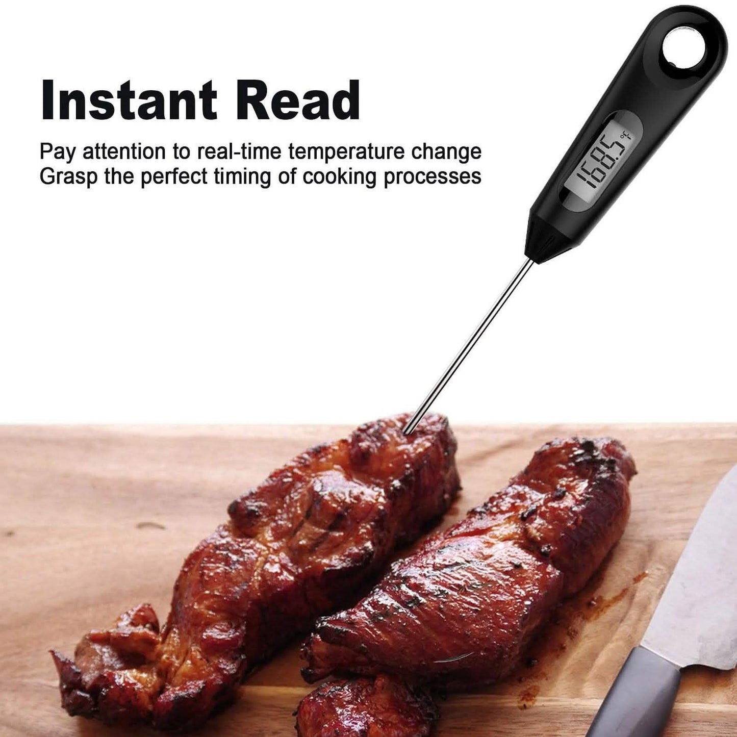 2-in-1 Instant Read Food Thermometer and Egg Whisk DailySale
