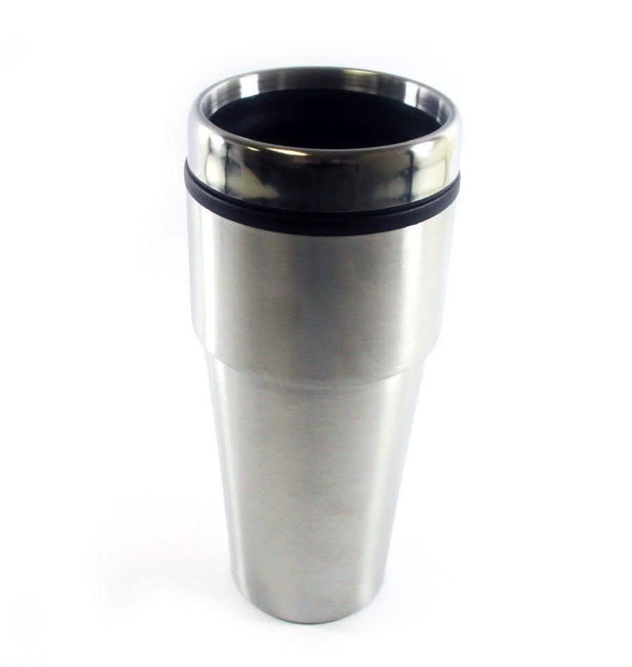 2-Pack: 16oz Cup Insulated Coffee Travel Mug Stainless Steel Thermos Tumbler DailySale