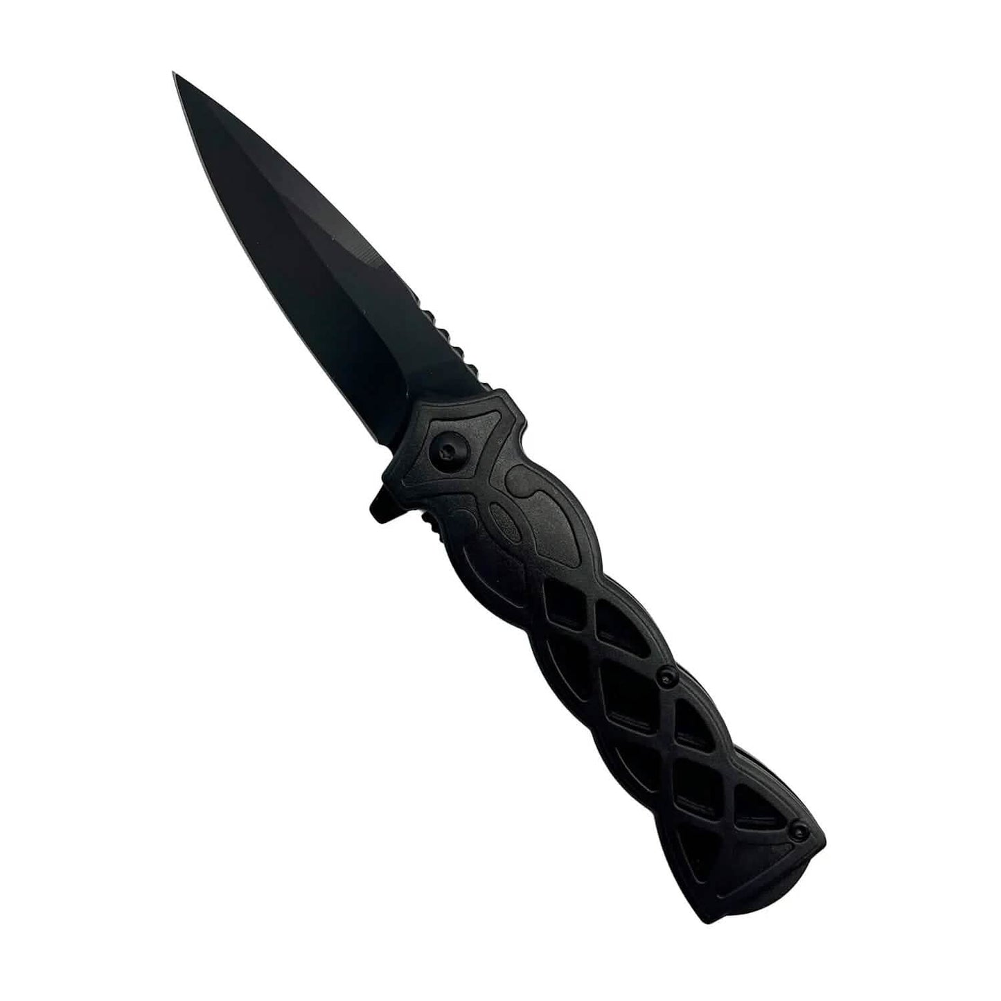 2-Pack: 3.75" Weave Pattern Knife with ABS Handle DailySale
