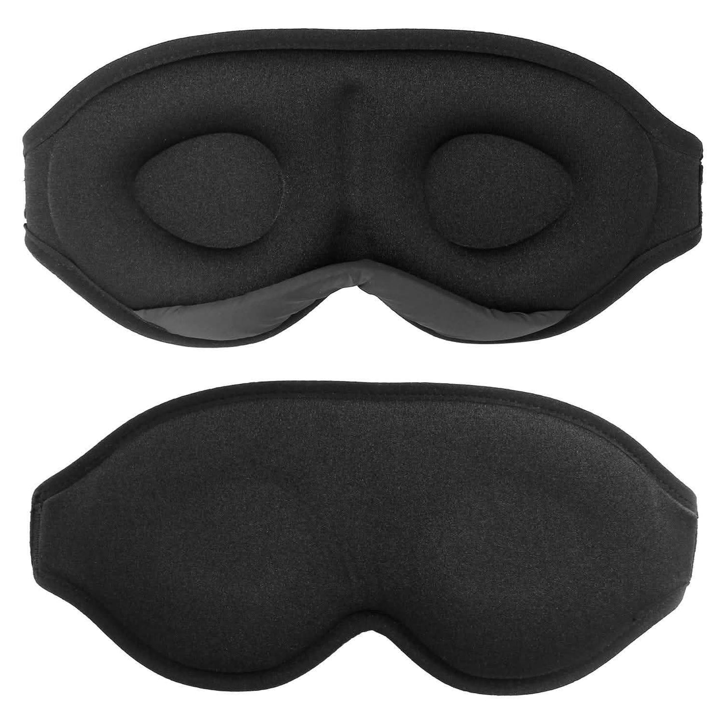 2-Pack: 3D Contoured Cup Light Blockout Sleeping Mask DailySale