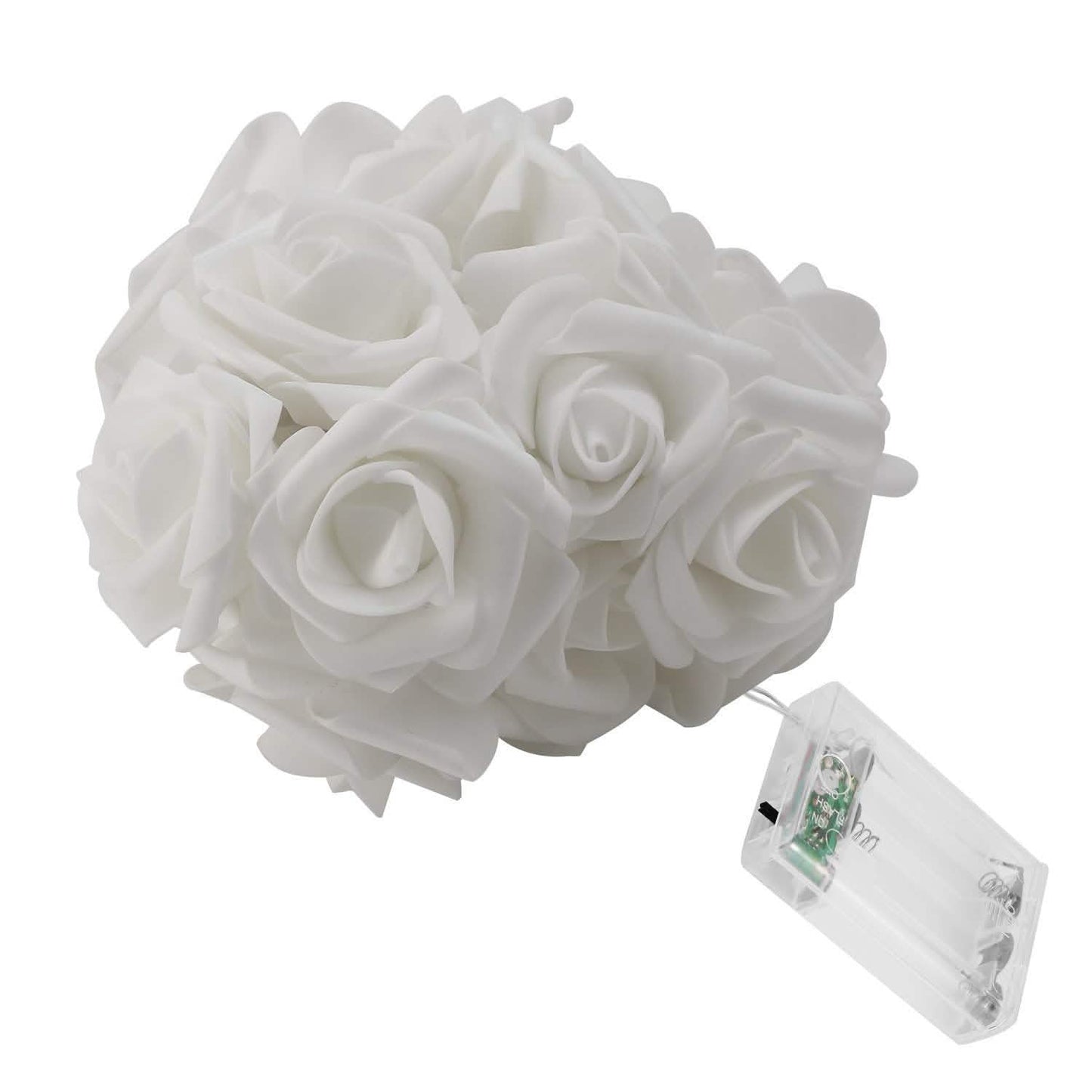 2-Pack: 40 LEDs Rose Flower String Lights DailySale