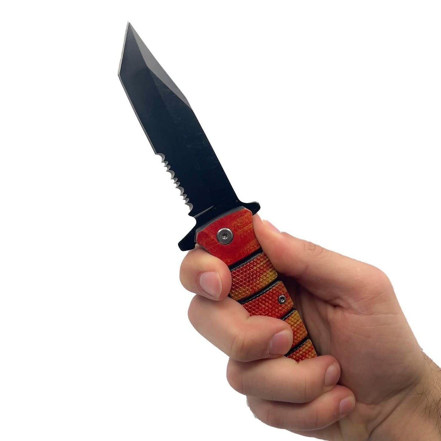 2-Pack: 8.5" Ka-Bar Style Spring Assisted Knife w/ ABS Handle DailySale