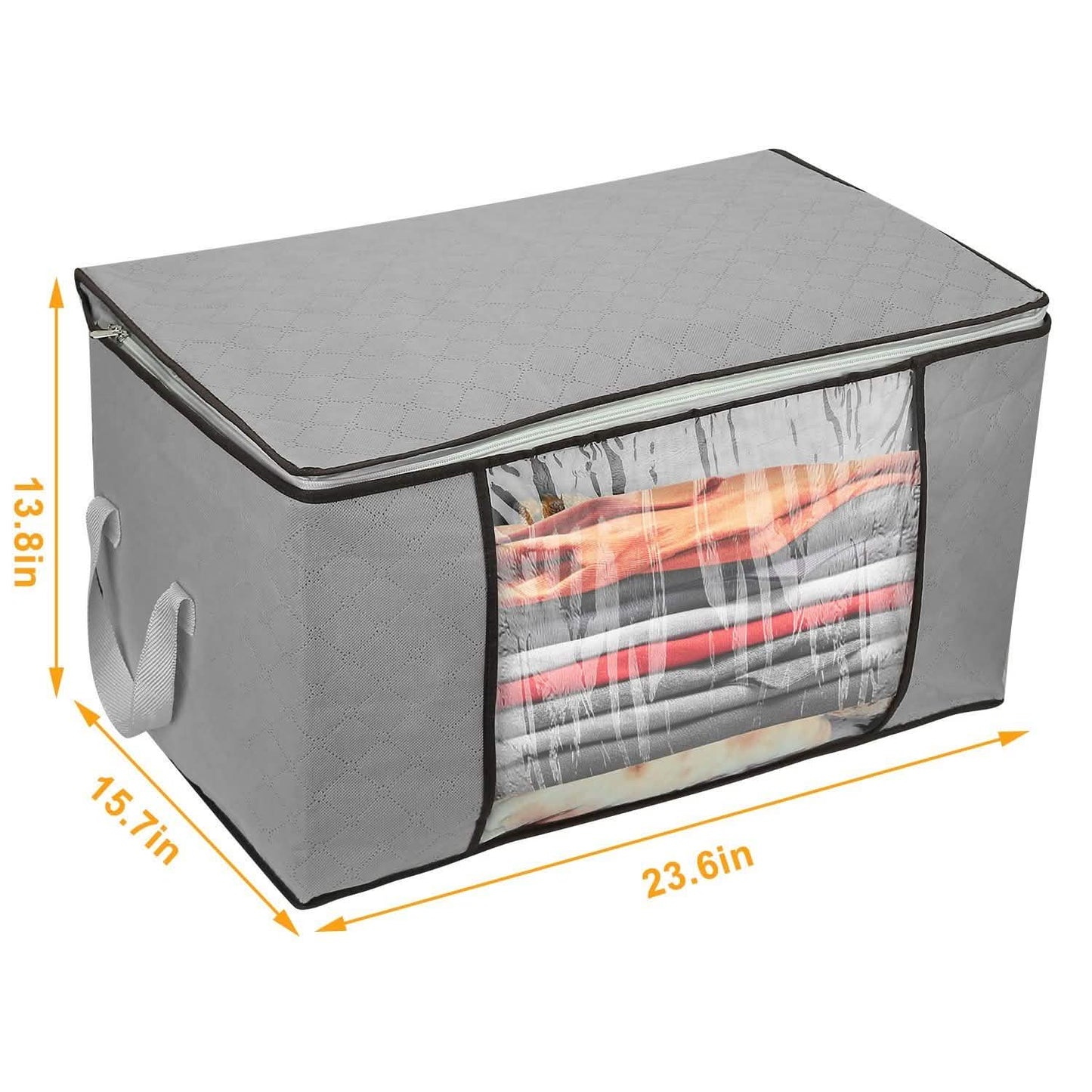2-Pack: 90L Large Capacity Foldable Closet Organizer DailySale