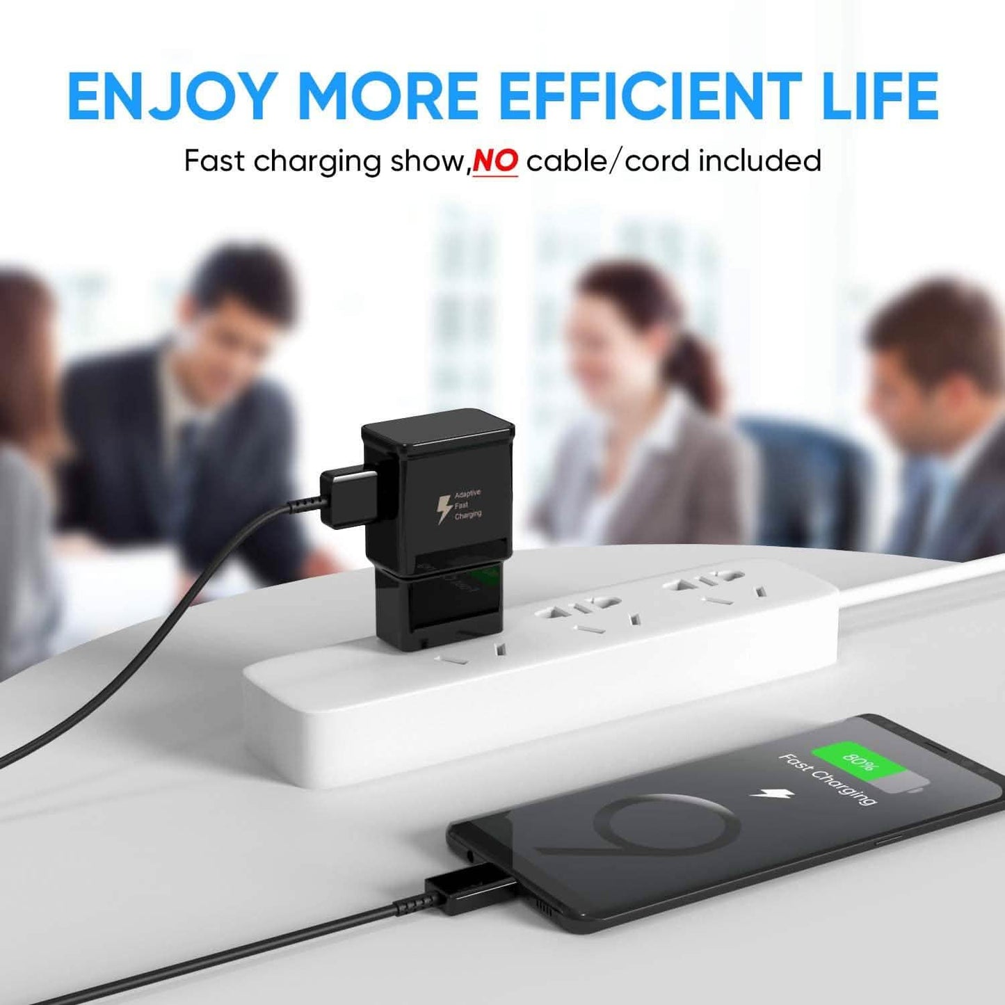 2-Pack: Adaptive Fast Charging Wall Charger DailySale