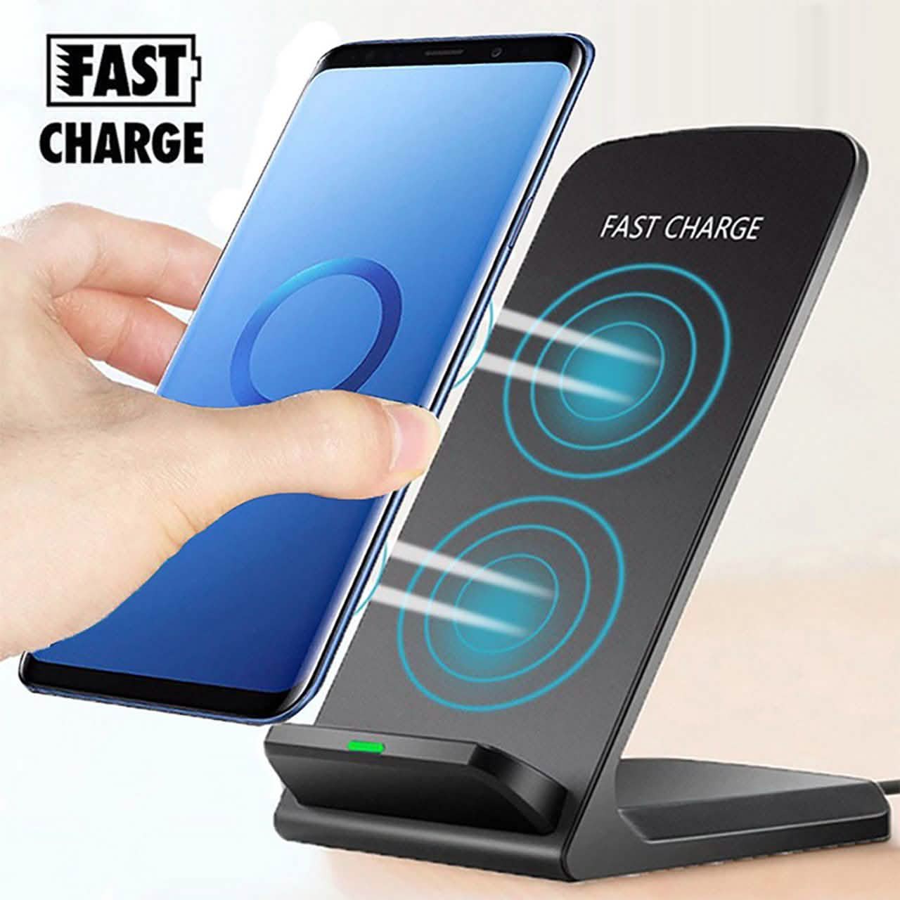2-Pack: Adjustable Qi Device Wireless Rapid Charger DailySale