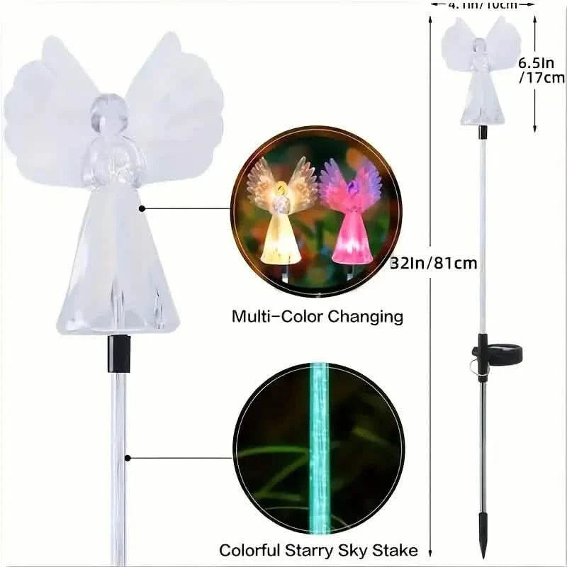 2-Pack: Angel Solar Garden Lights DailySale