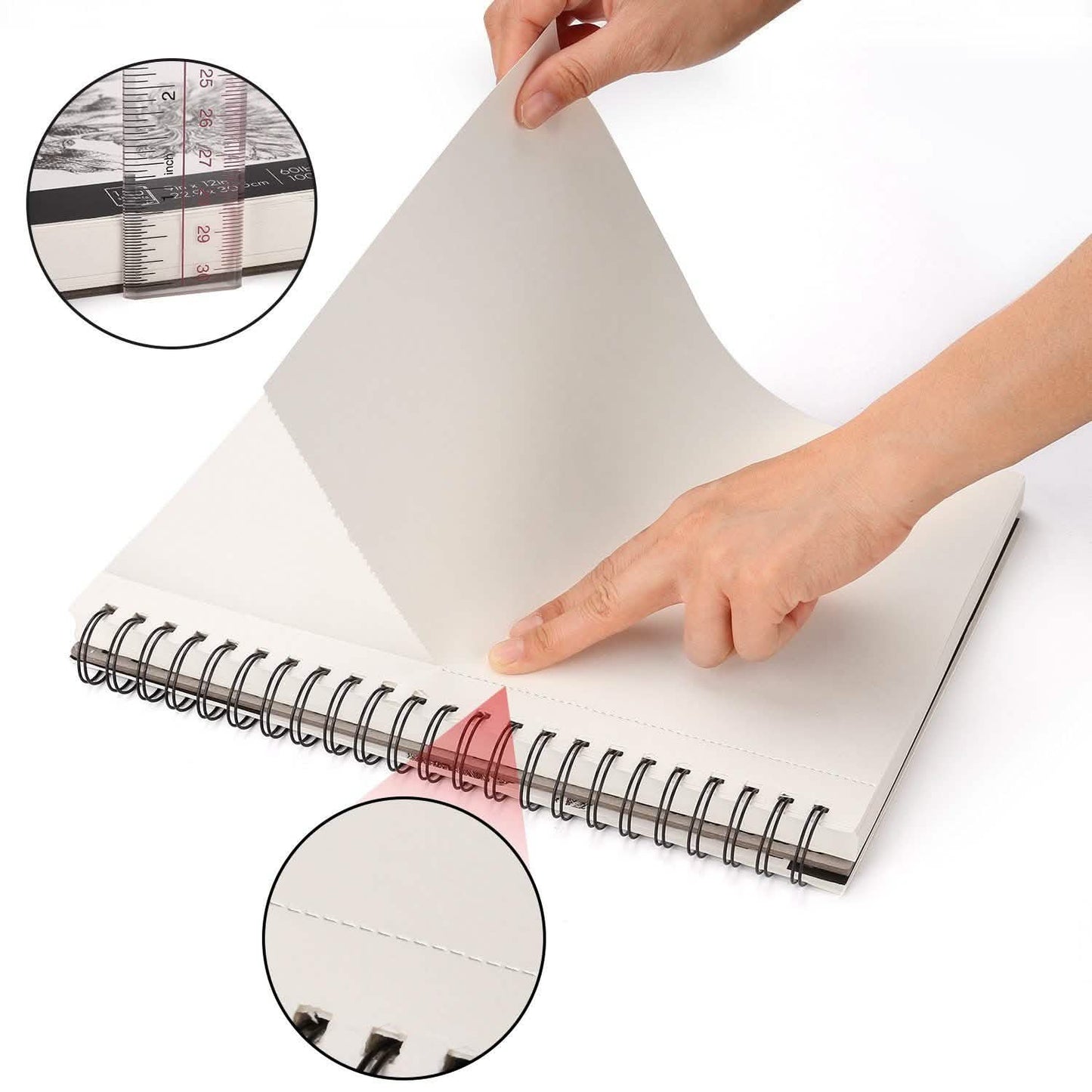 2-Pack: Art SketchBook 100 Pages for Writers Illustrators DailySale
