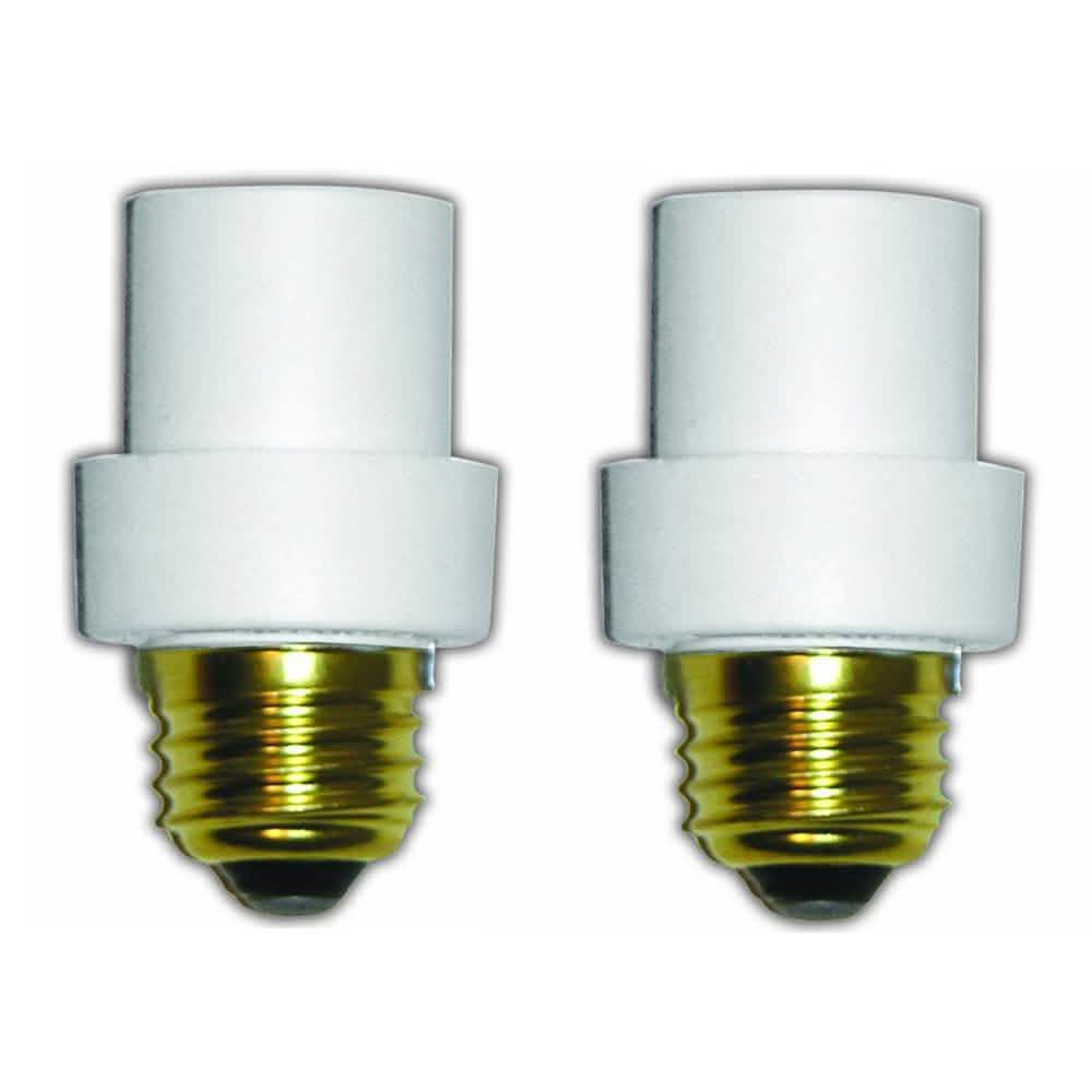 2-Pack: Automatic Lamp Sensors Dusk Dawn Security Light Bulb Socket DailySale
