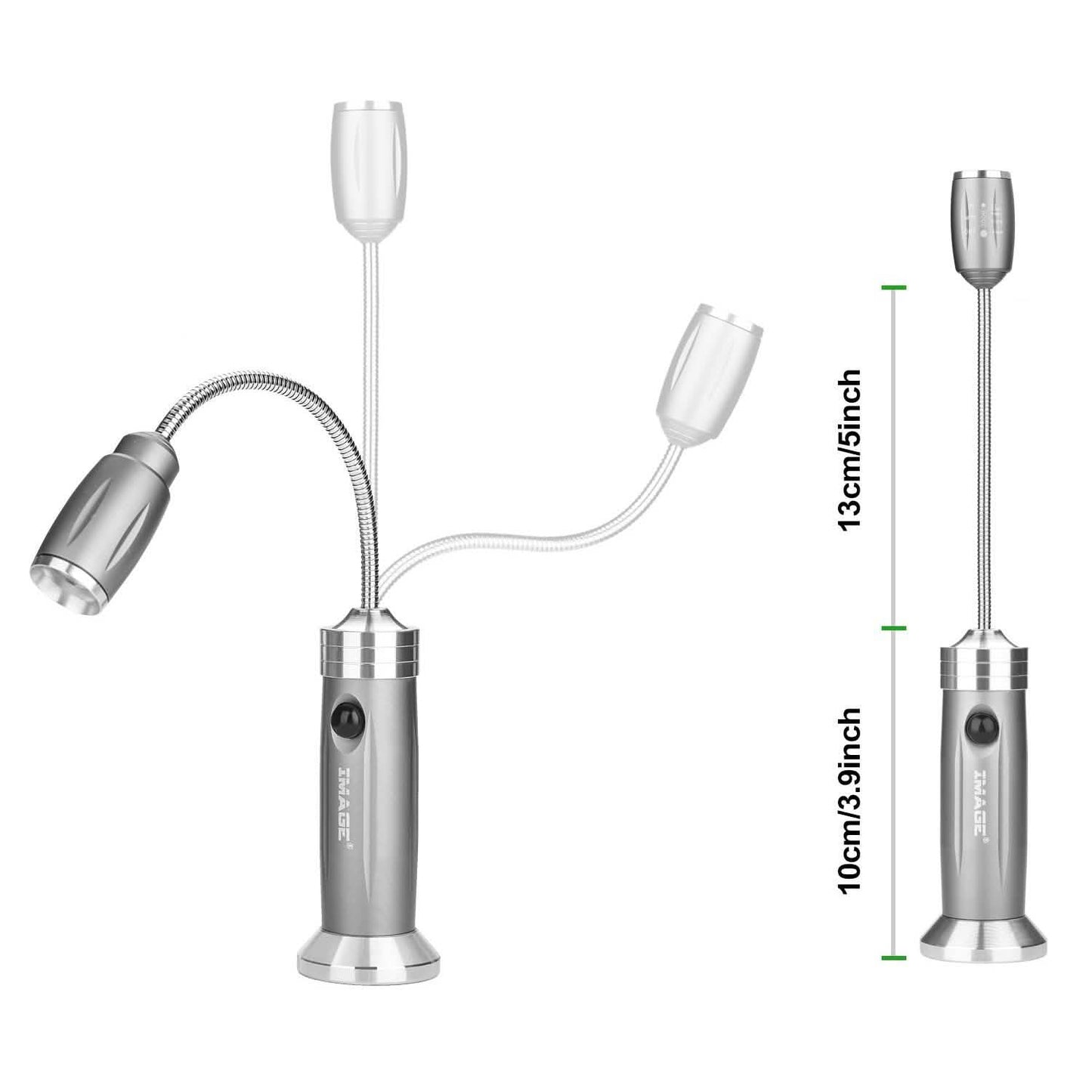 2-Pack: BBQ Grill LED Flashlight Goose Neck Outdoor Lamp DailySale