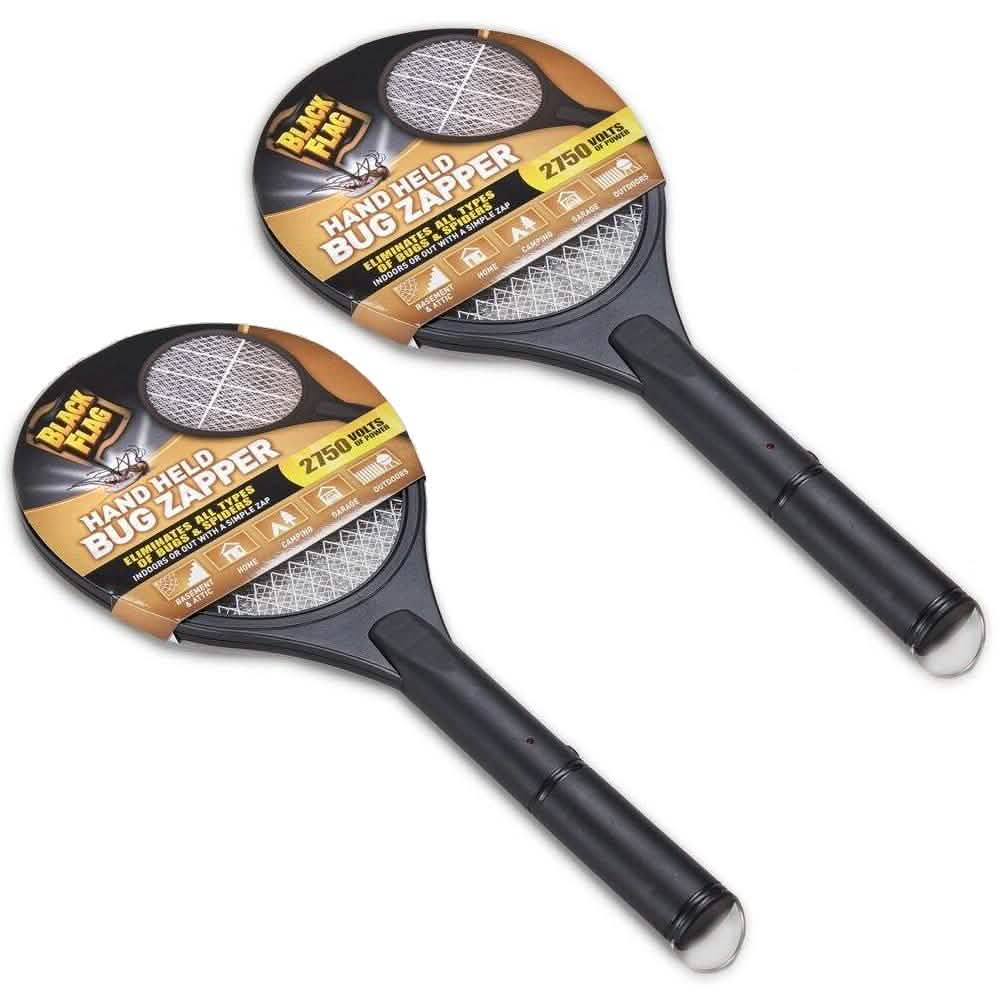 2-Pack: Black Flag Handheld Bug Zapper Rackets DailySale