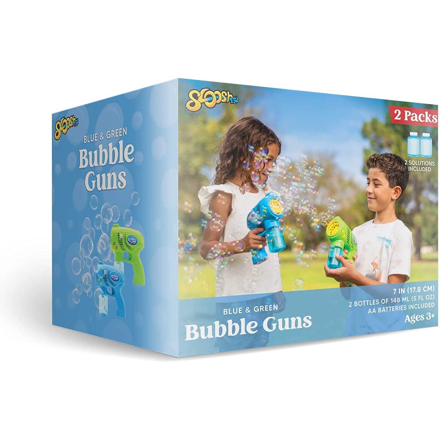 2-Pack: Blue and Green Bubble Gun DailySale