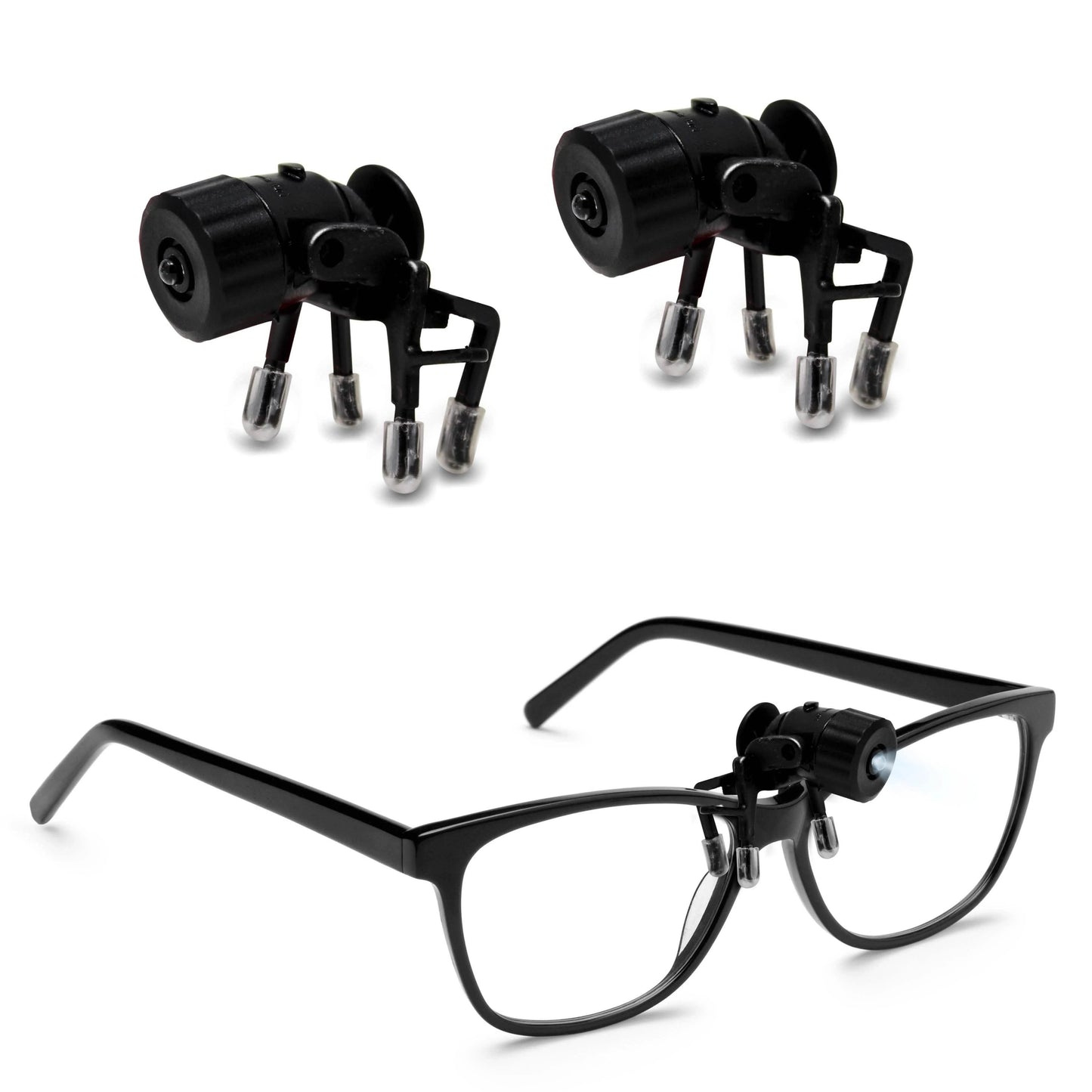 2-Pack: Bright Basics Universal Clip-On Led Glasses Light DailySale