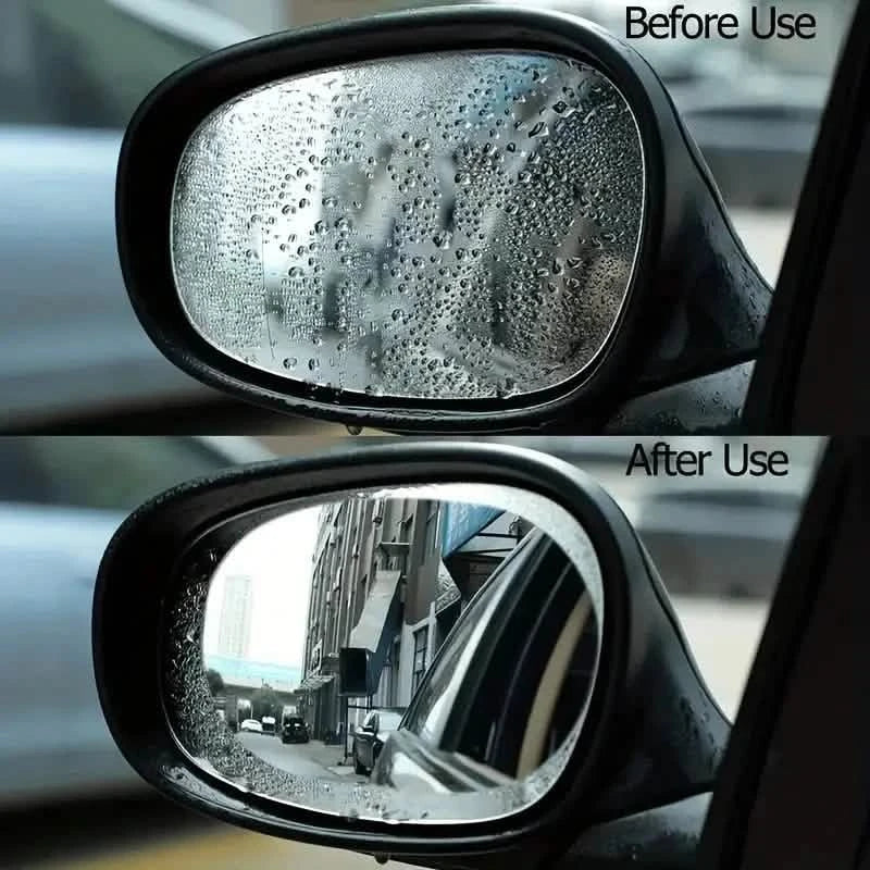 2-Pack: Car Waterproof Transparent Film Rearview Mirror Protection DailySale