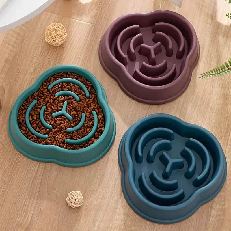 2-Pack: Cat and Dog Slow Food Bowl Slow Food Bowl DailySale