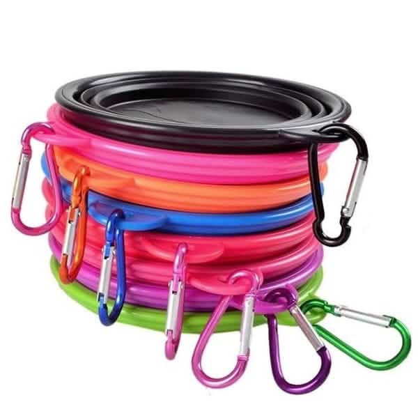 2-Pack: Collapsible Food Water Travel Bowl DailySale