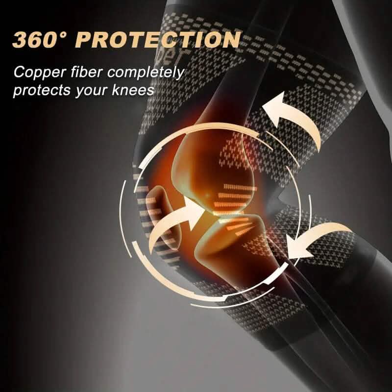 2-Pack: Copper Compression Knee Brace DailySale