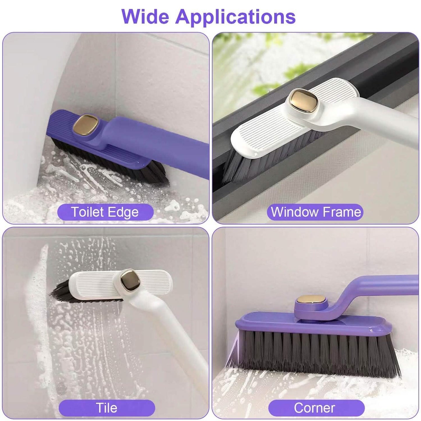 2-Pack: Crevice Cleaning Brush Stiff Bristle Brush Gap Cleaner DailySale