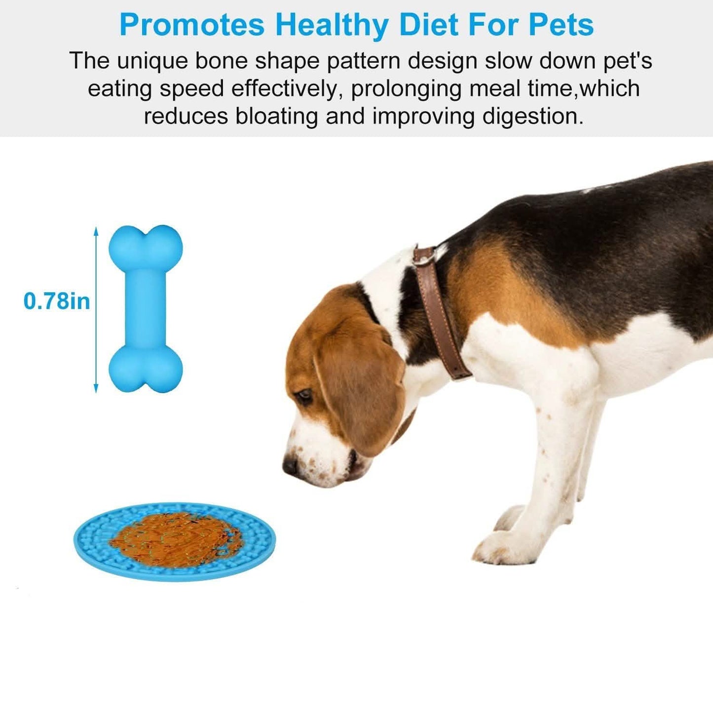 2-Pack: Dog Lick Pad Pet Shower Grooming Slow Feeder Distraction Mat DailySale