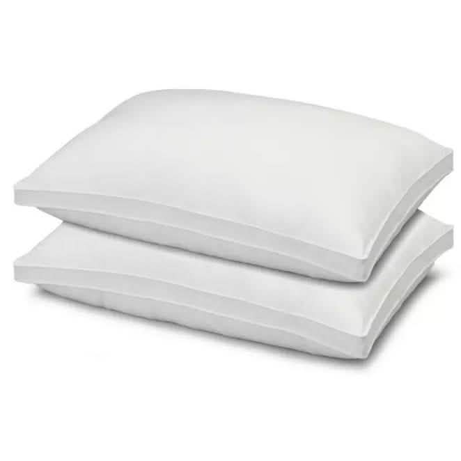 2-Pack: Ella Jayne Gusset Allergy Resistant Down-Like Fiber Pillows DailySale