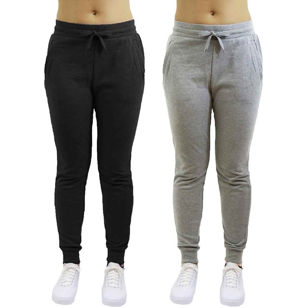 2-Pack: Galaxy By Harvic Women's Heavyweight Fleece-Lined Joggers DailySale