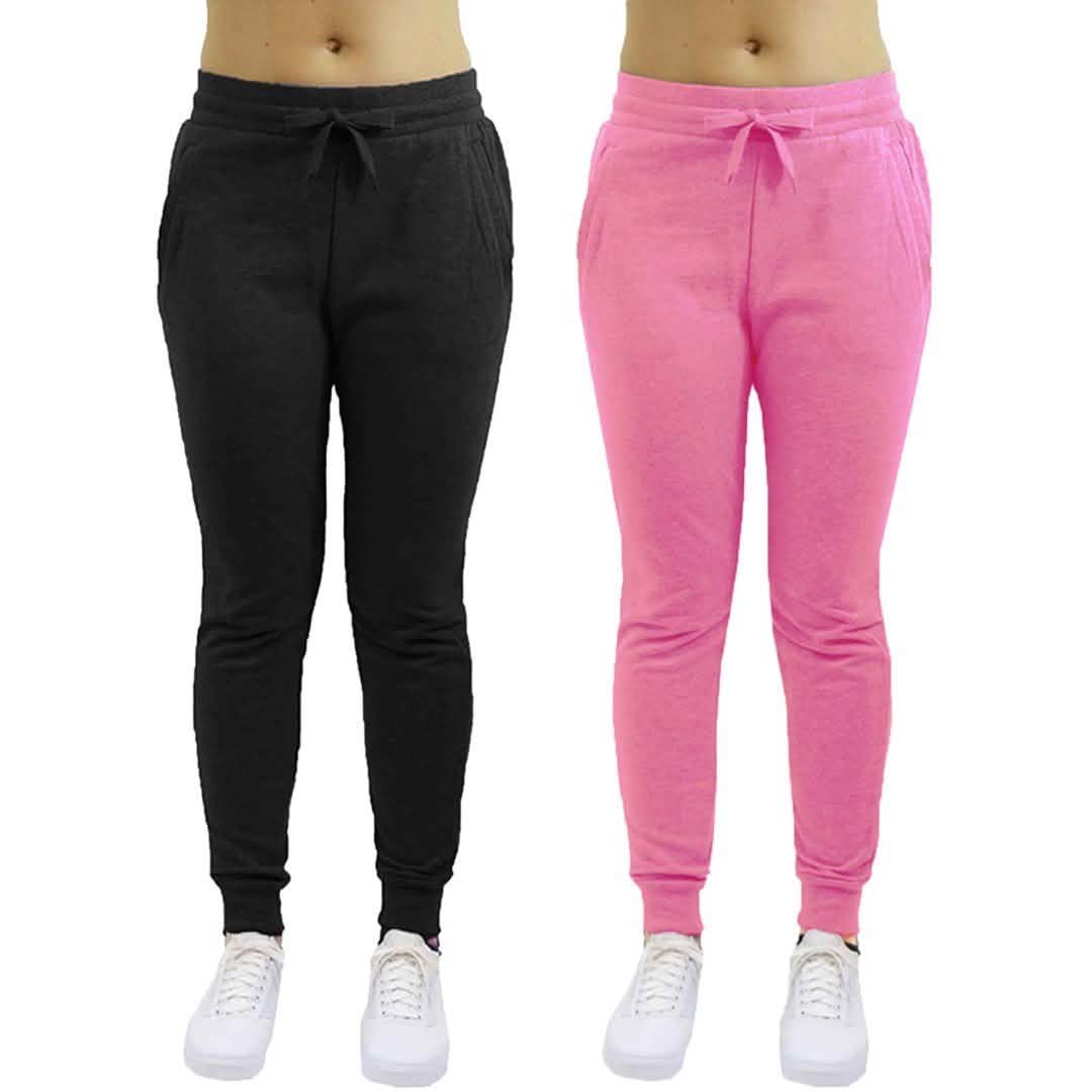 2-Pack: Galaxy By Harvic Women's Heavyweight Fleece-Lined Joggers DailySale