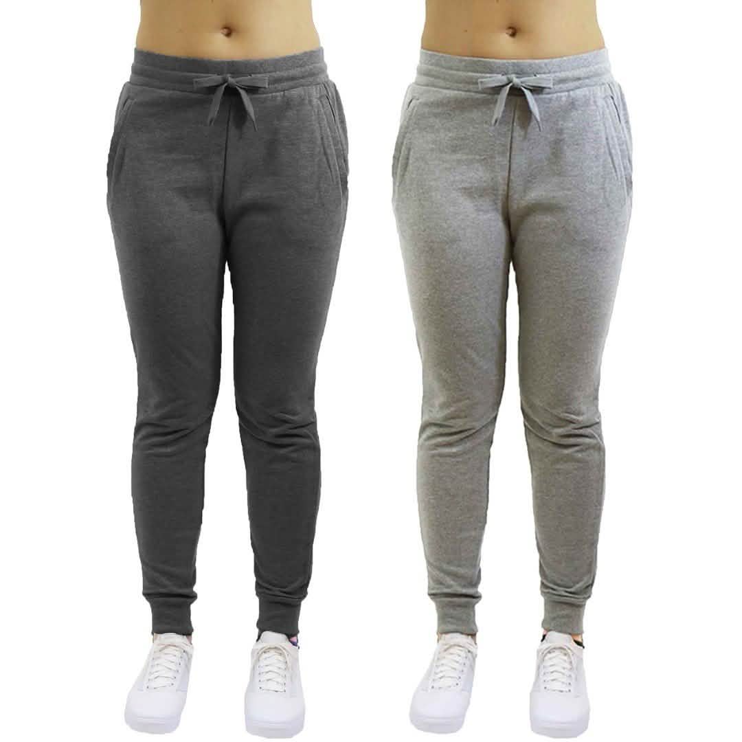 2-Pack: Galaxy By Harvic Women's Heavyweight Fleece-Lined Joggers DailySale