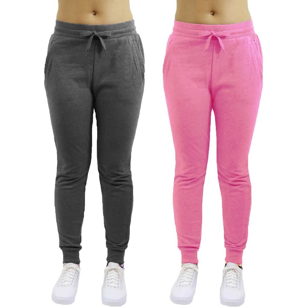 2-Pack: Galaxy By Harvic Women's Heavyweight Fleece-Lined Joggers DailySale