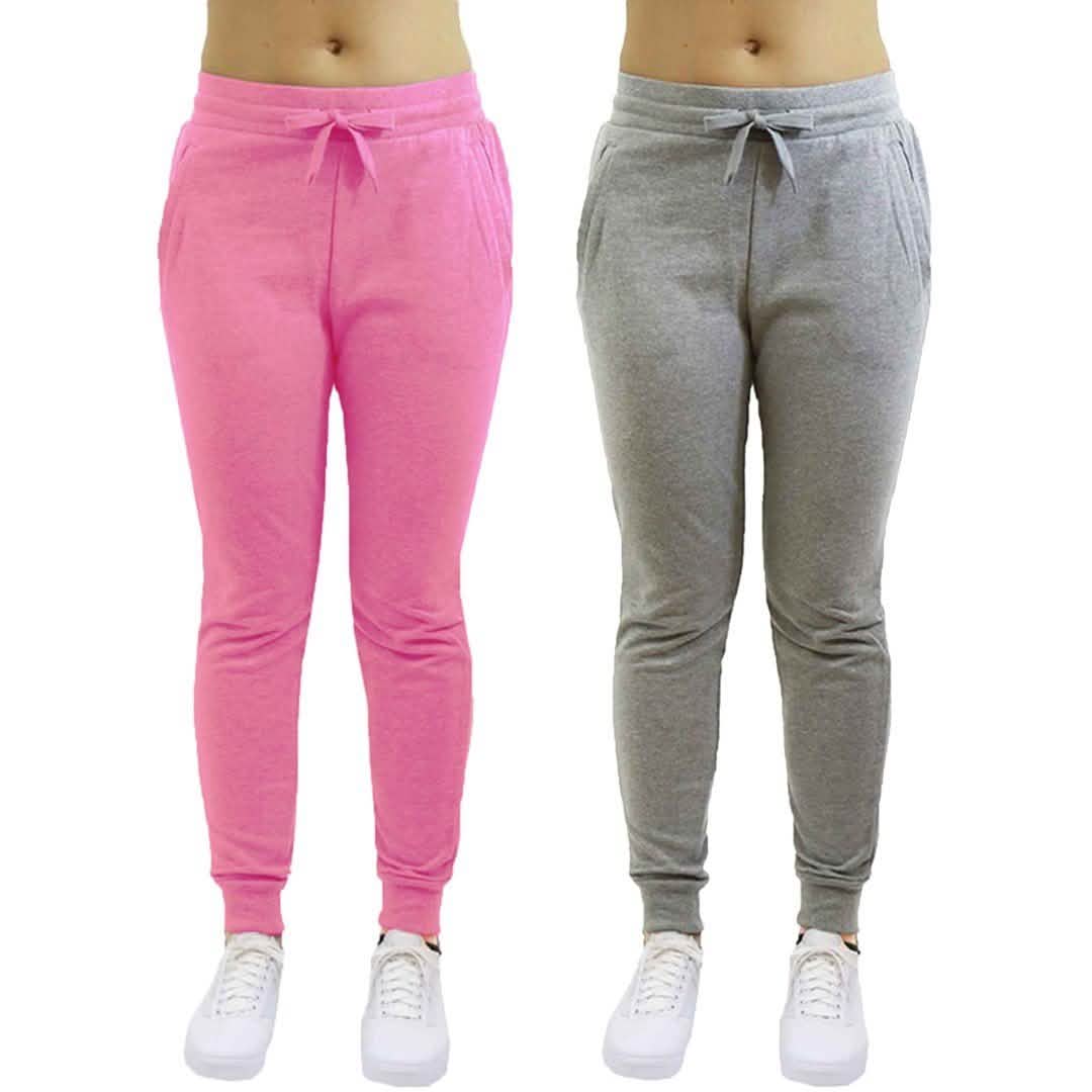 2-Pack: Galaxy By Harvic Women's Heavyweight Fleece-Lined Joggers DailySale