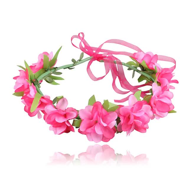 2-Pack: Girl's Floral Style Polyester Hair Accessories DailySale