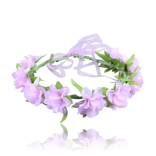 2-Pack: Girl's Floral Style Polyester Hair Accessories DailySale