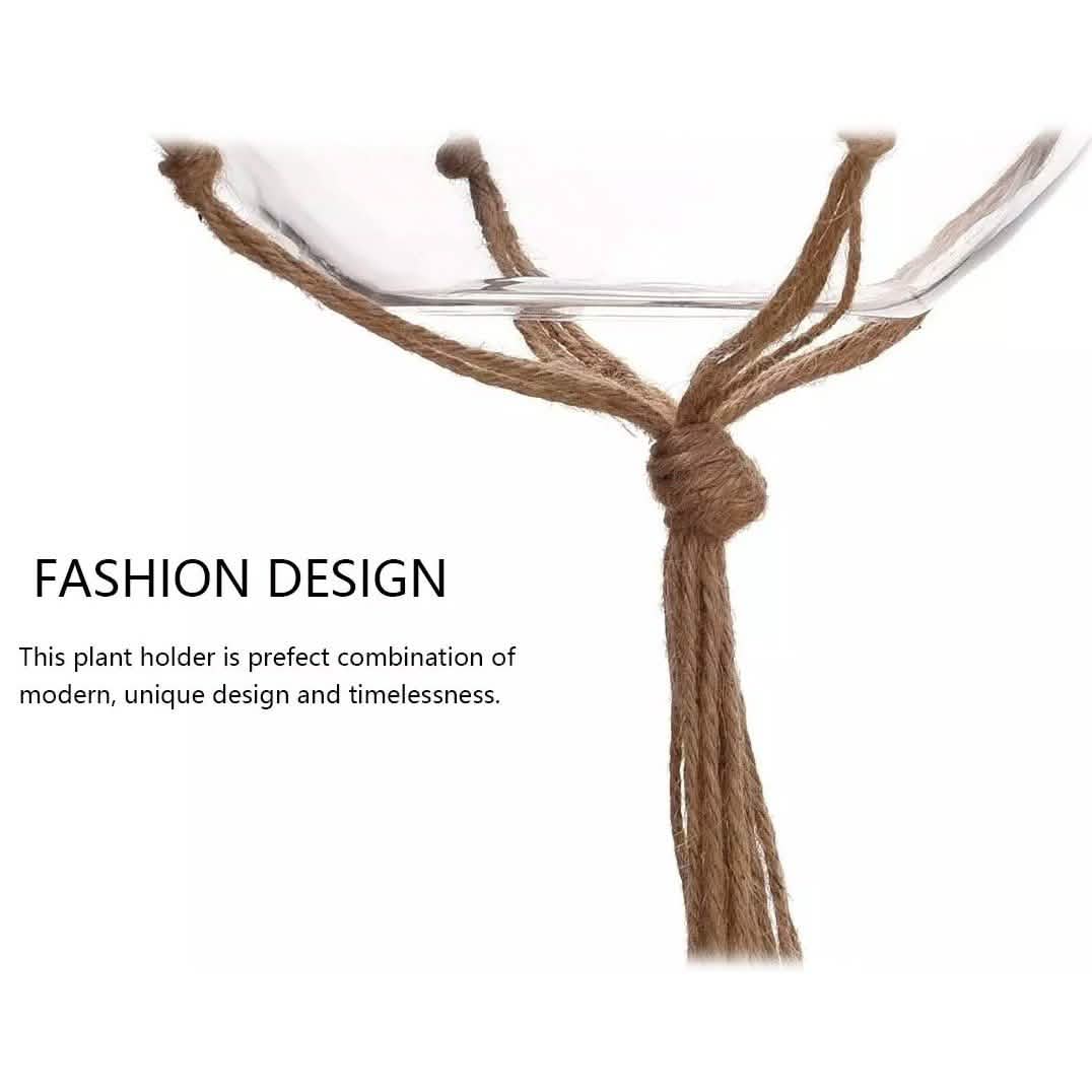 2-Pack: Indoor Outdoor Hanging Pot Rope Net Macrame Plant Hanger DailySale