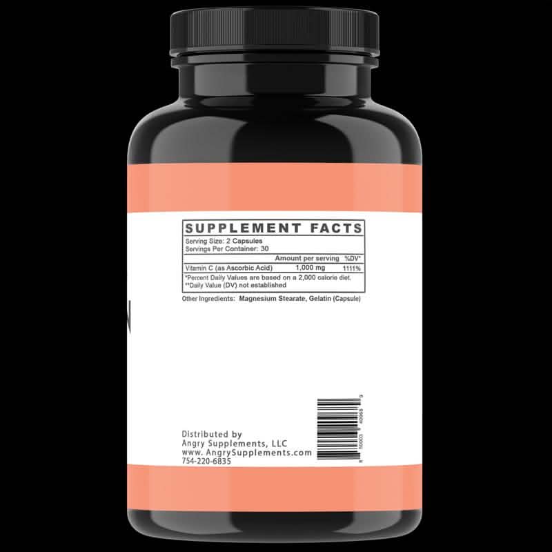 2-Pack: Just Pure Vitamin C 1,000MG Support Healthy Immune System, Antioxidant DailySale