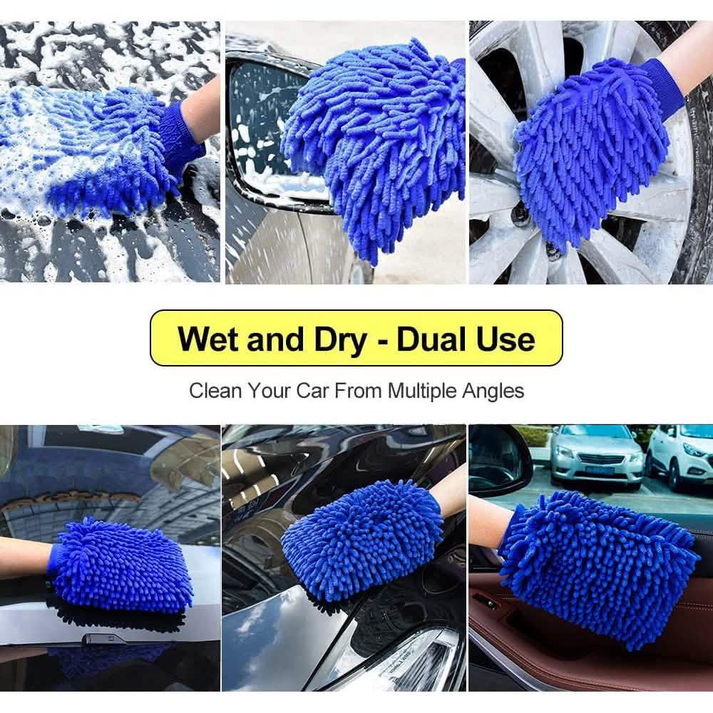 2-Pack: Large Size Microfiber Car Wash Mitt DailySale