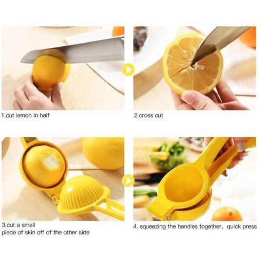 2-Pack: Lemon & Lime Citrus Juicer Squeezer DailySale