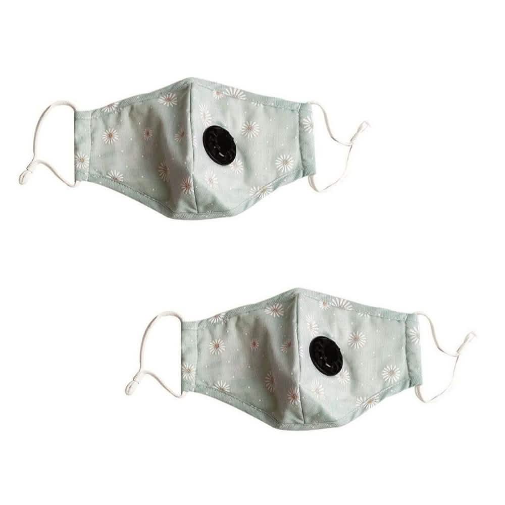 2-Pack: Multilayer Non-Medical Reusable Face Mask with Filter DailySale